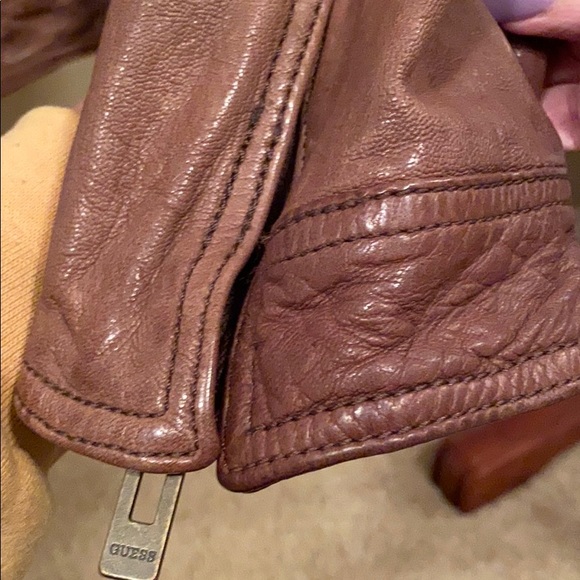 Guess Jeans Leather Jacket - Picture 5 of 8